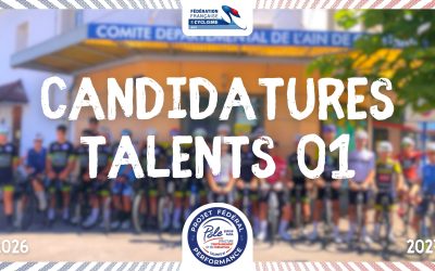Candidatures 2026/2027 Pôle Espoir talents 01
