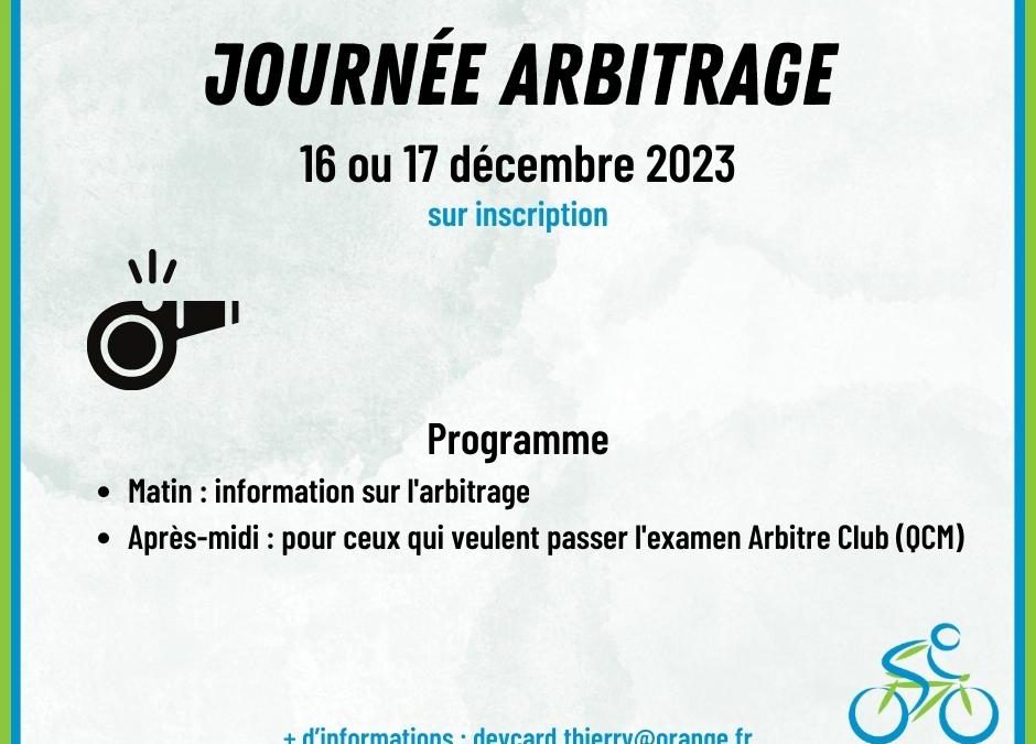 Journée Arbitrage